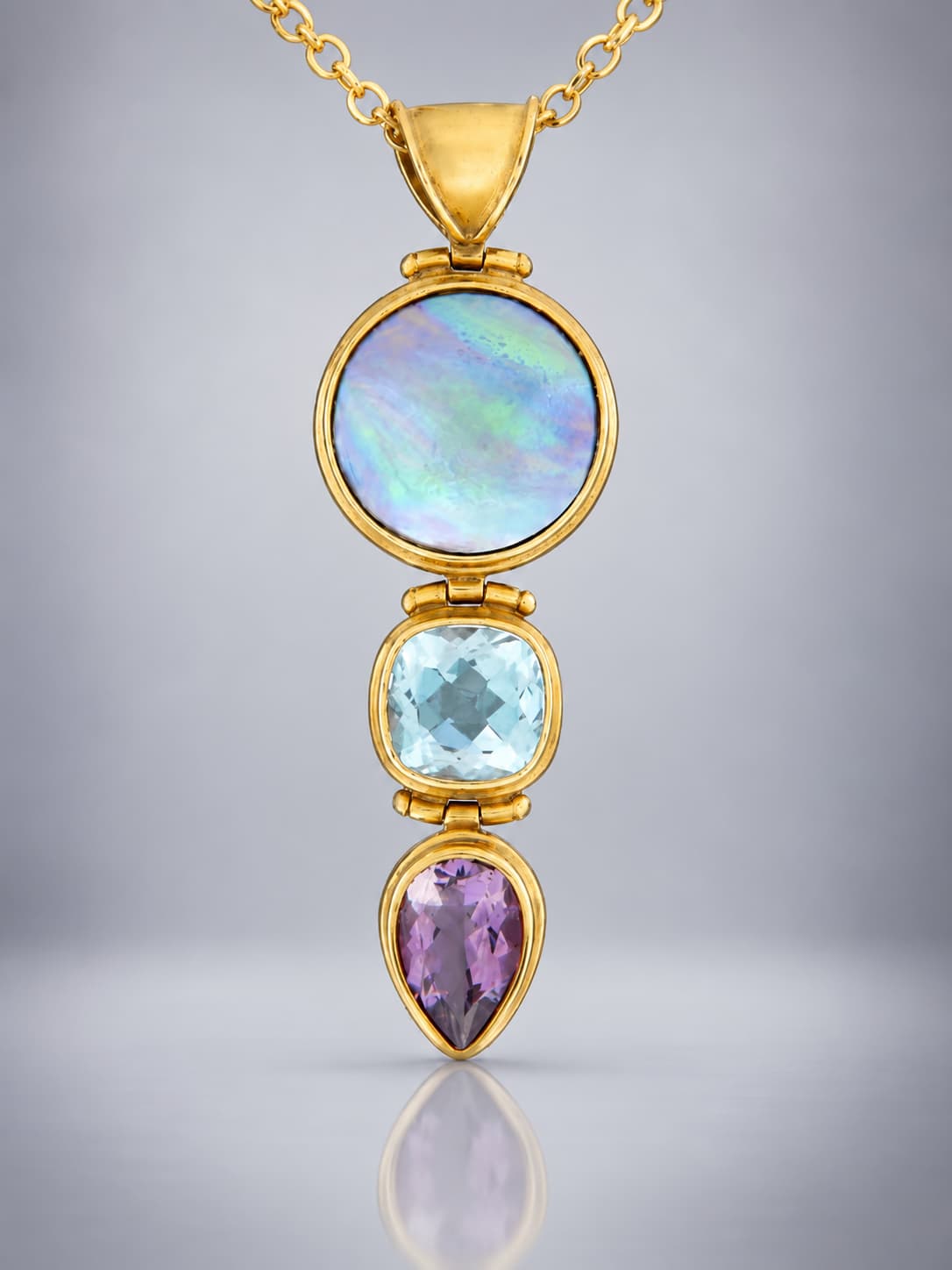 New Zealand Paua Pearl Pendaant